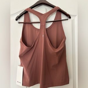 lululemon Cool Racerback Short Tank Top, Nulu - Spiced Chai